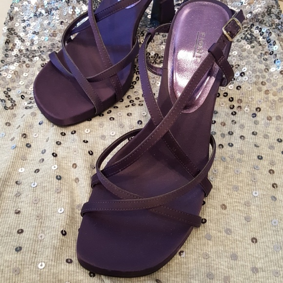 Fioni Shoes - SALE Dressy Sandals, shoes, LN deep purple 7.5